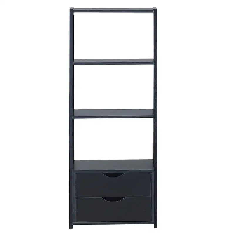 4-Tier Ladder Bookshelf Storage Display with Drawers
4-Tier Ladder Bookshelf Storage Display with Drawers
