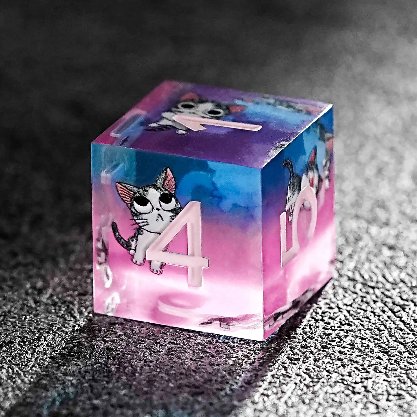 1-7Pcs DND Chi's Cat Cute Cat Solid Resin Dice American Shorthair Multi-sided Polyhedral Dice for D&D COC Role RPG Table Game
1-7Pcs DND Chi's Cat Cute Cat Solid Resin Dice American Shorthair Multi-sided Polyhedral Dice for D&D COC Role RPG Table Game
