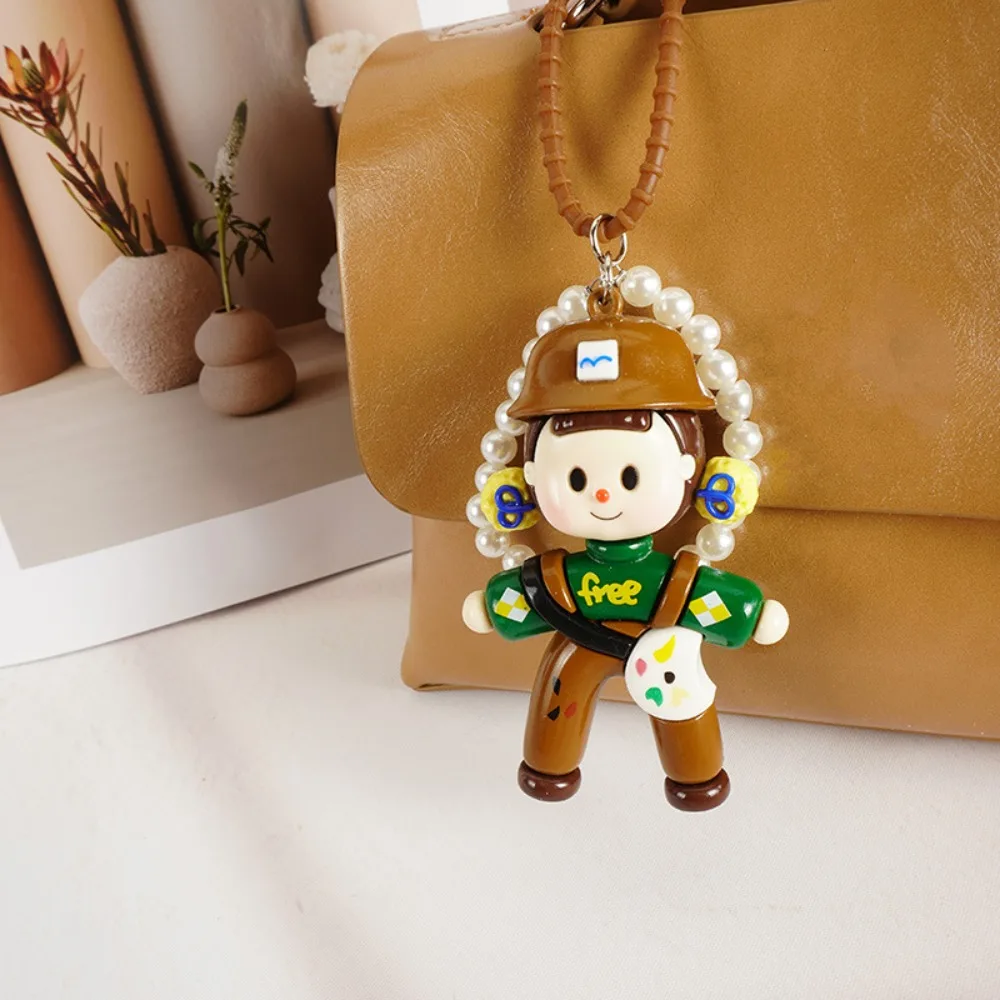 Creative Cartoon Splits Girl Keychain Plastic with Pearl Chain 3D Cartoon Girl Keyring Small Bag Pendant
Creative Cartoon Splits Girl Keychain Plastic with Pearl Chain 3D Cartoon Girl Keyring Small Bag Pendant