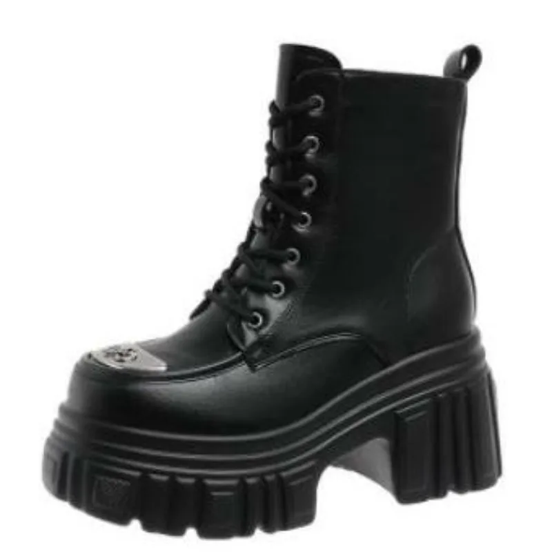 8.5CM Women's High Platform Motorcycles Boots Winter Wedge Heels Warm Fur Ankle Boots Chunky Sneakers Autumn Leather Shoes Woman
8.5CM Women's High Platform Motorcycles Boots Winter Wedge Heels Warm Fur Ankle Boots Chunky Sneakers Autumn Leather Shoes Woman