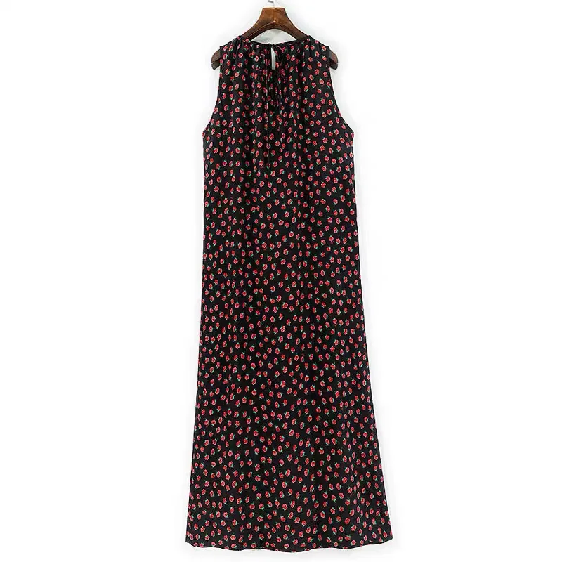 BirdTree — женское шелковое элегантное платье из двойного крепа, цветочный принт без рукавов с круглым вырезом, платья-жилеты в стиле ретро, осень 202, D5O682CC
BirdTree — женское шелковое элегантное платье из двойного крепа, цветочный принт без рукавов с круглым вырезом, платья-жилеты в стиле ретро, осень 202, D5O682CC