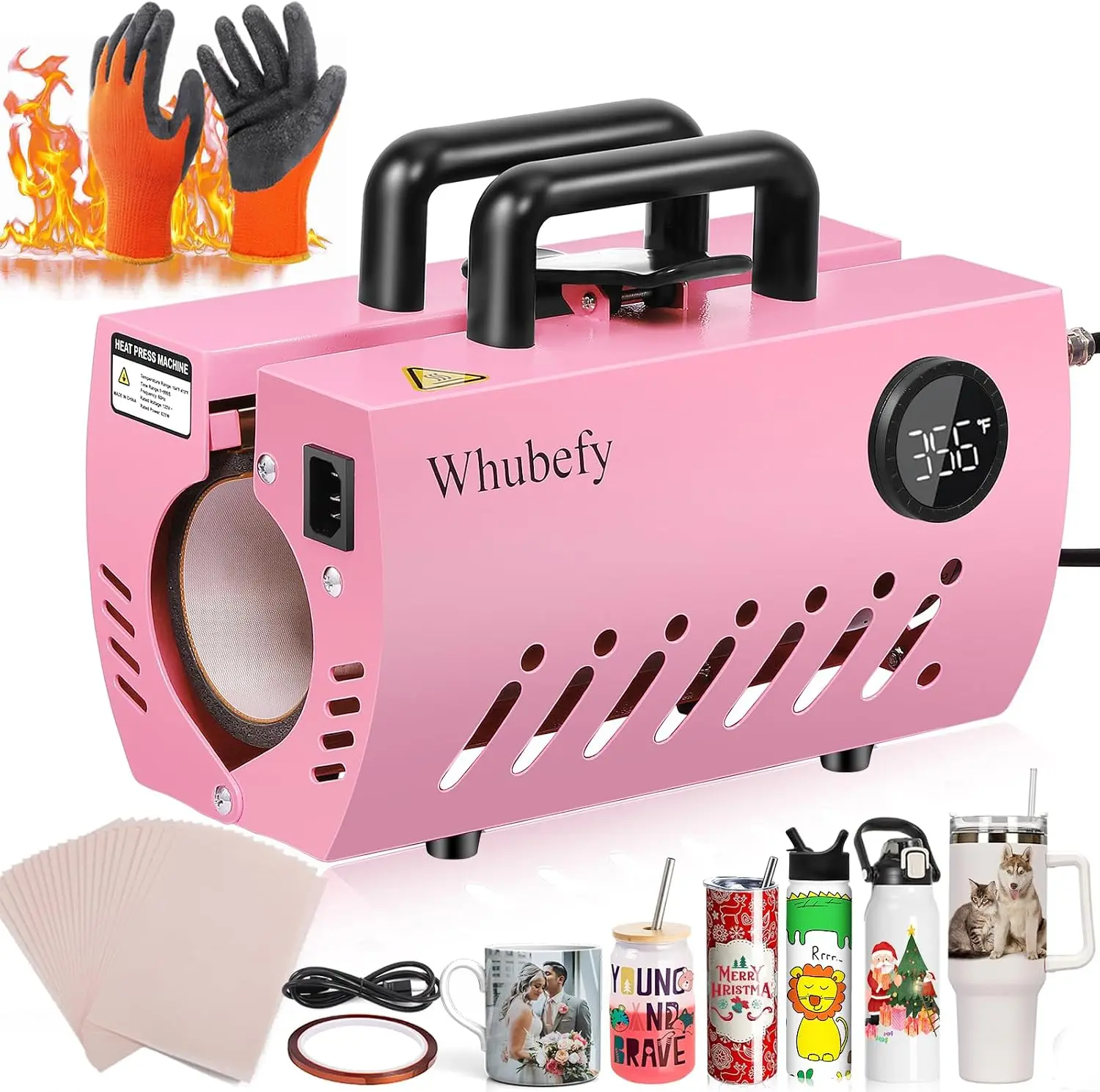 11-30 OZ Tumbler Heat Press Machine, Mug Cup Heat Press DIY Sublimation for 11OZ 16OZ 20OZ 30OZ Skinny Tumblers
11-30 OZ Tumbler Heat Press Machine, Mug Cup Heat Press DIY Sublimation for 11OZ 16OZ 20OZ 30OZ Skinny Tumblers