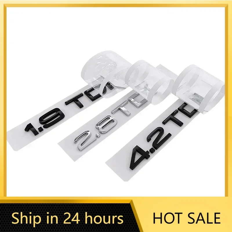 ABS Car Body Badge Sticker Rear Trunk Emblem for Audi 1.9TDI 2.8TDI 4.2TDI Letter A3 A4 A5 A6 A7 S8 S3 S4 S6 TT R8 Decal
ABS Car Body Badge Sticker Rear Trunk Emblem for Audi 1.9TDI 2.8TDI 4.2TDI Letter A3 A4 A5 A6 A7 S8 S3 S4 S6 TT R8 Decal