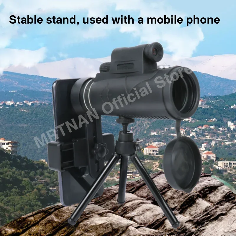 Portabl Powerful 50X60 HD Monocular Telescope Long Range Zoom With Tripod Phone Clip For Outdoor Camping Tourism
Portabl Powerful 50X60 HD Monocular Telescope Long Range Zoom With Tripod Phone Clip For Outdoor Camping Tourism
