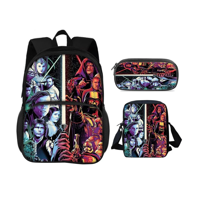 Kids Backpack Star Wars 3Pcs set with Front Pocket Backpack Pencil Bag Student School Bags Shoulder Bags Rucksack
Kids Backpack Star Wars 3Pcs set with Front Pocket Backpack Pencil Bag Student School Bags Shoulder Bags Rucksack