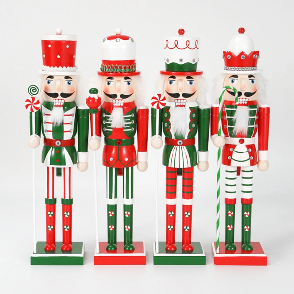 25/38CM Christmas Nutcracker Puppet Wooden Handcraft Candy Soldier Doll Toy New Year Ornament Home Decoration Children's Gift
25/38CM Christmas Nutcracker Puppet Wooden Handcraft Candy Soldier Doll Toy New Year Ornament Home Decoration Children's Gift