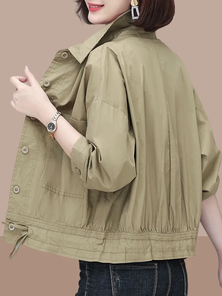 Spring Autumn 2026 New Fashion Versatile Casual Women's Short Jacket Long Sleeve Loose Slimming Top Open Cardigan Coat
Spring Autumn 2026 New Fashion Versatile Casual Women's Short Jacket Long Sleeve Loose Slimming Top Open Cardigan Coat