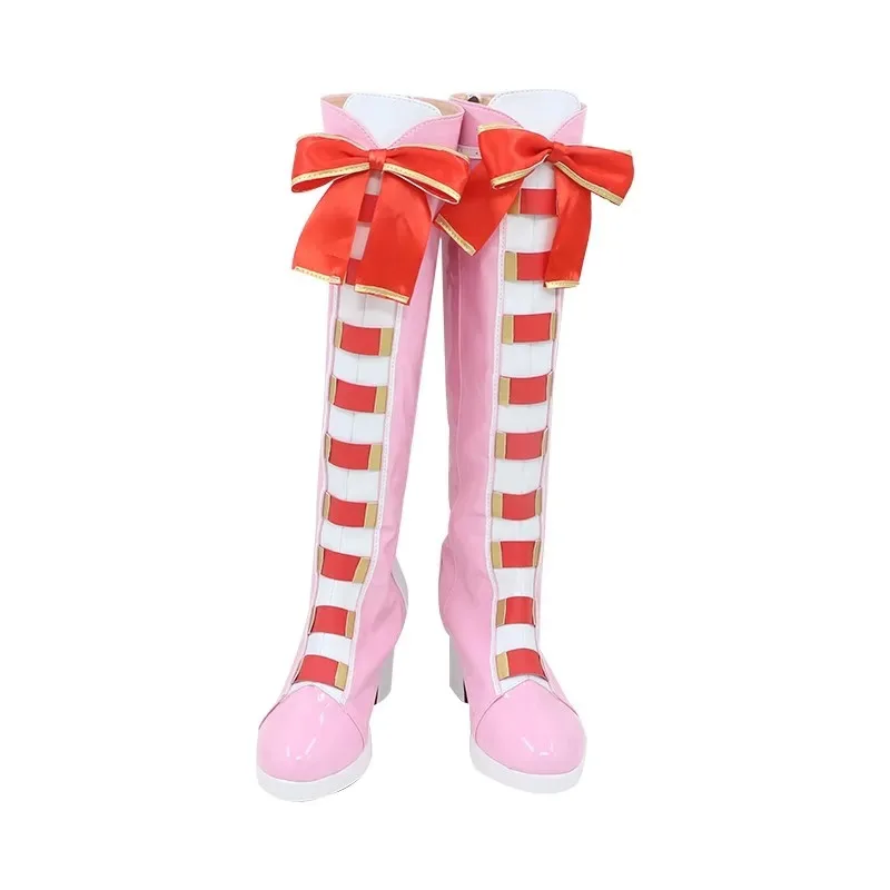 TEK KEN 8 Emilie De Rochefort Lili Cosplay Shoes Pink Handmade Faux Leather Boots Anime Halloween Party Costume Propsc;3.k'6;d.a
TEK KEN 8 Emilie De Rochefort Lili Cosplay Shoes Pink Handmade Faux Leather Boots Anime Halloween Party Costume Propsc;3.k'6;d.a