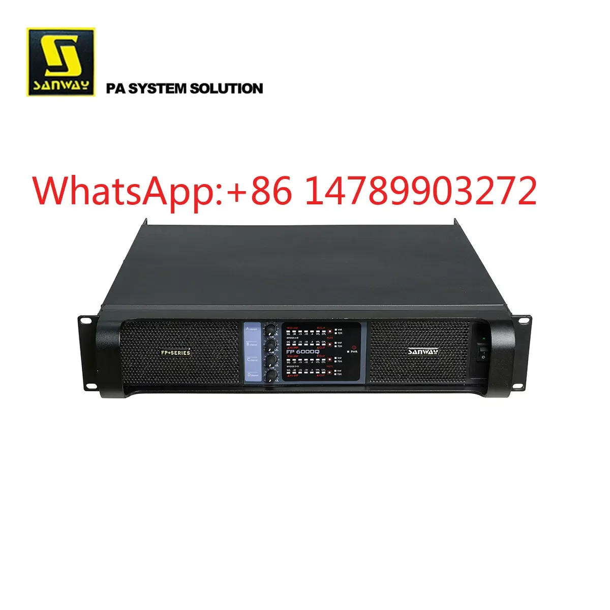 4 Channel High Power Amplifier Professional Stage DJ Audio Sound Amplifier
4 Channel High Power Amplifier Professional Stage DJ Audio Sound Amplifier