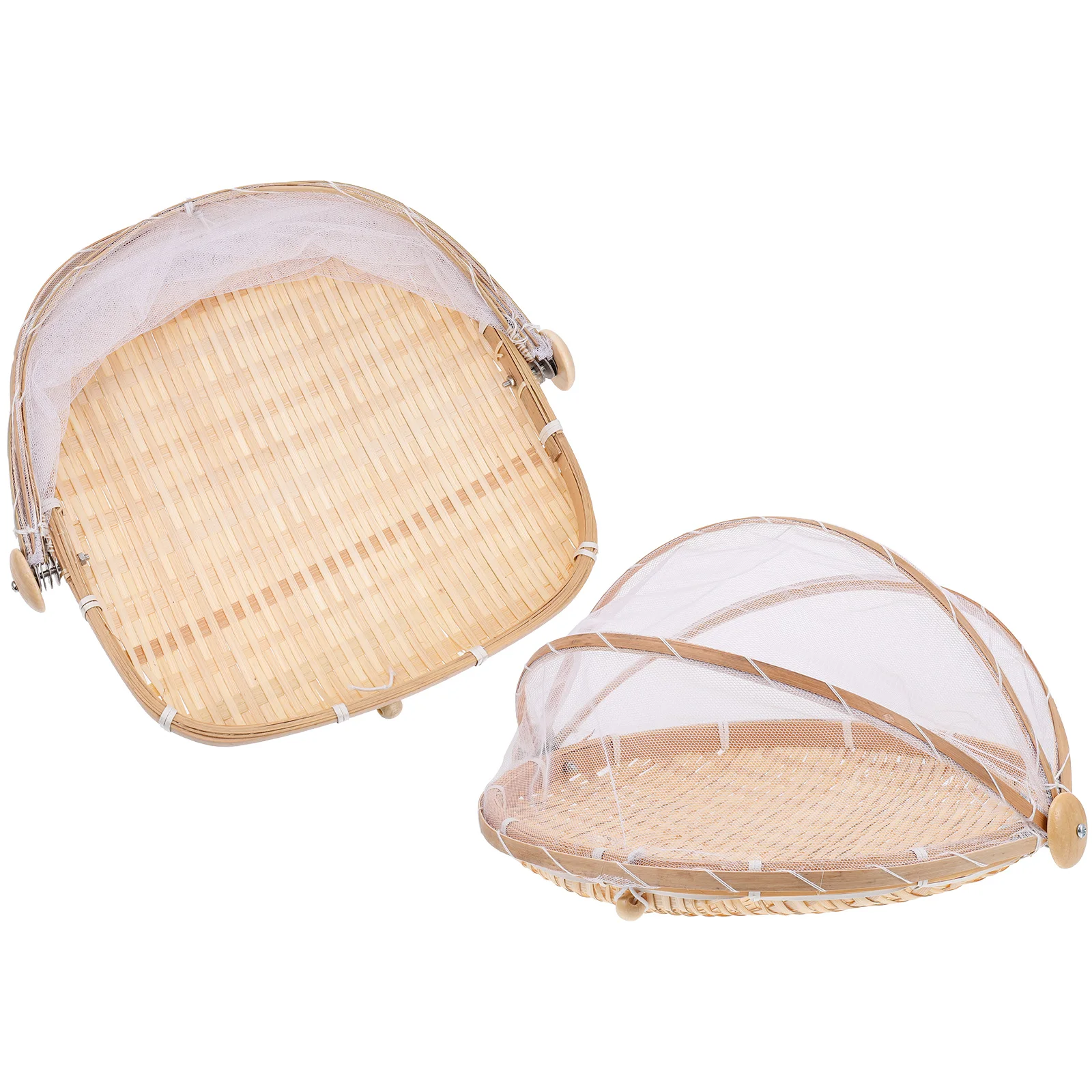 2pcs Bamboo Woven Vegetable Basket 30x18cm Round 28cm Square Gauze Cover Storage Kitchen Manual Rustic Home Decor
2pcs Bamboo Woven Vegetable Basket 30x18cm Round 28cm Square Gauze Cover Storage Kitchen Manual Rustic Home Decor