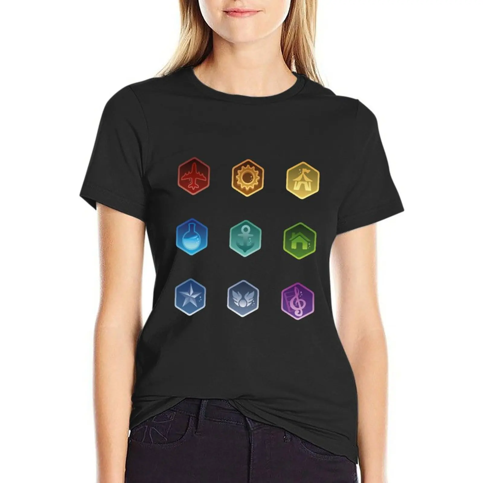 Civilization 6 Districts T-Shirt Short sleeve tee anime summer top anime clothes white t shirts for Women
Civilization 6 Districts T-Shirt Short sleeve tee anime summer top anime clothes white t shirts for Women
