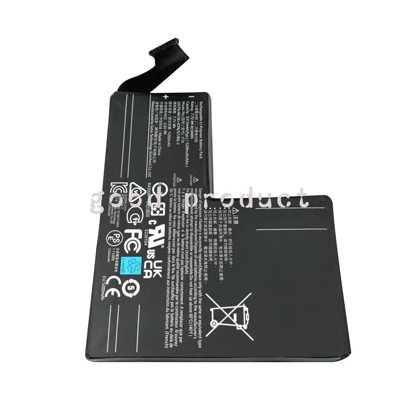 Battery For Steam Deck Handheld Game Console, F7A 7.7V/40.04Wh/5313mAh/5200mAh
Battery For Steam Deck Handheld Game Console, F7A 7.7V/40.04Wh/5313mAh/5200mAh