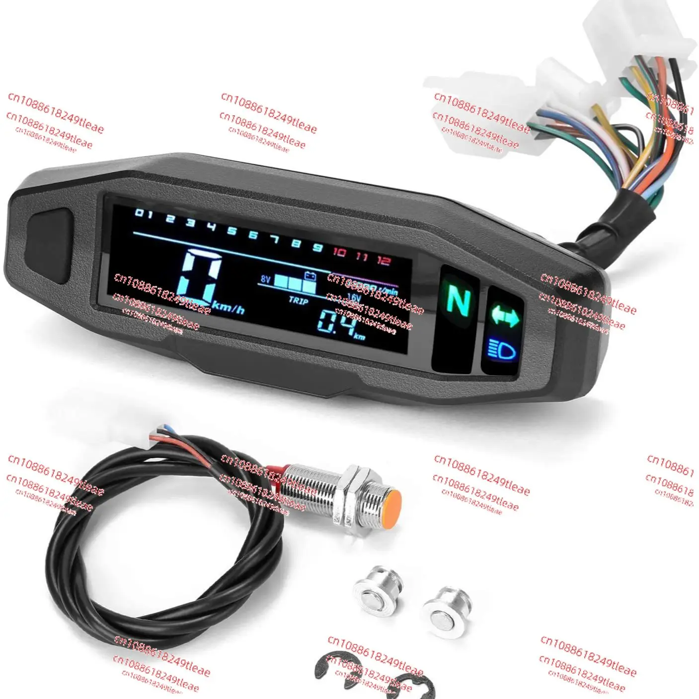 Motorcycle modified mini va high definition LCD speedometer speed oil meter carburetor EFI adjustable
Motorcycle modified mini va high definition LCD speedometer speed oil meter carburetor EFI adjustable