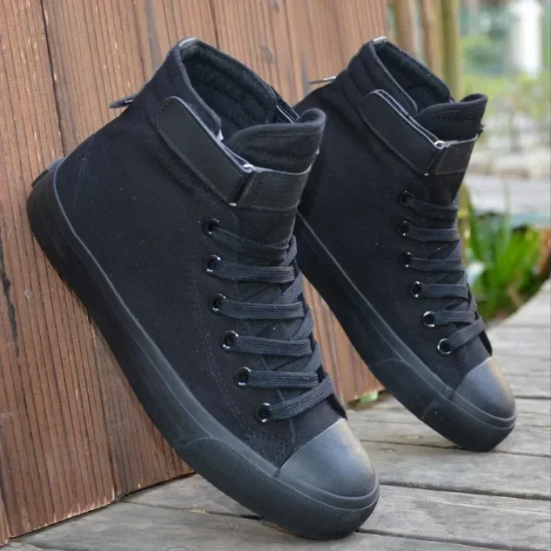 Мужские высокие дышащие парусиновые туфли, молодежные уличные повседневные женские кроссовки на толстой подошве для бега на плоской подошве, обувь унисекс на плоской подошве
Мужские высокие дышащие парусиновые туфли, молодежные уличные повседневные женские кроссовки на толстой подошве для бега на плоской подошве, обувь унисекс на плоской подошве