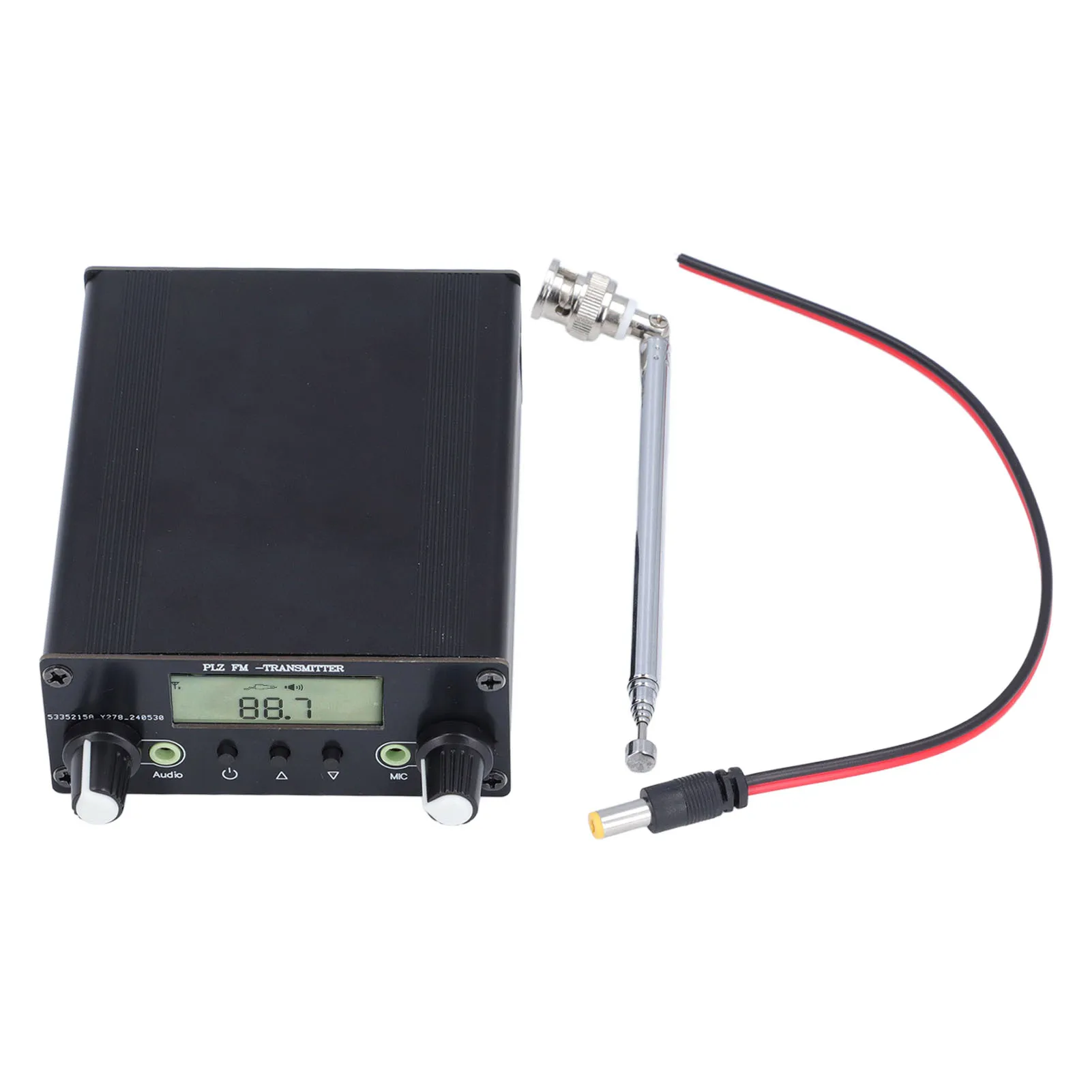 Stereo FM Transmitter DC12V 0.5W FM Broadcast Transmitter Long Range FM Radio Station with Mic Sound Jack for Theaters Homes
Stereo FM Transmitter DC12V 0.5W FM Broadcast Transmitter Long Range FM Radio Station with Mic Sound Jack for Theaters Homes