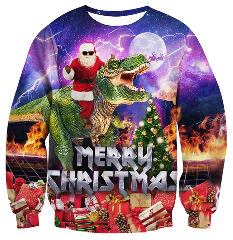 Ugly Christmas Sweater For Men Women Funny Novelty Xmas Sweatshirt 3d Printed Cartoon Animal Long Sleeve Pullover Hoodies Tops
Ugly Christmas Sweater For Men Women Funny Novelty Xmas Sweatshirt 3d Printed Cartoon Animal Long Sleeve Pullover Hoodies Tops