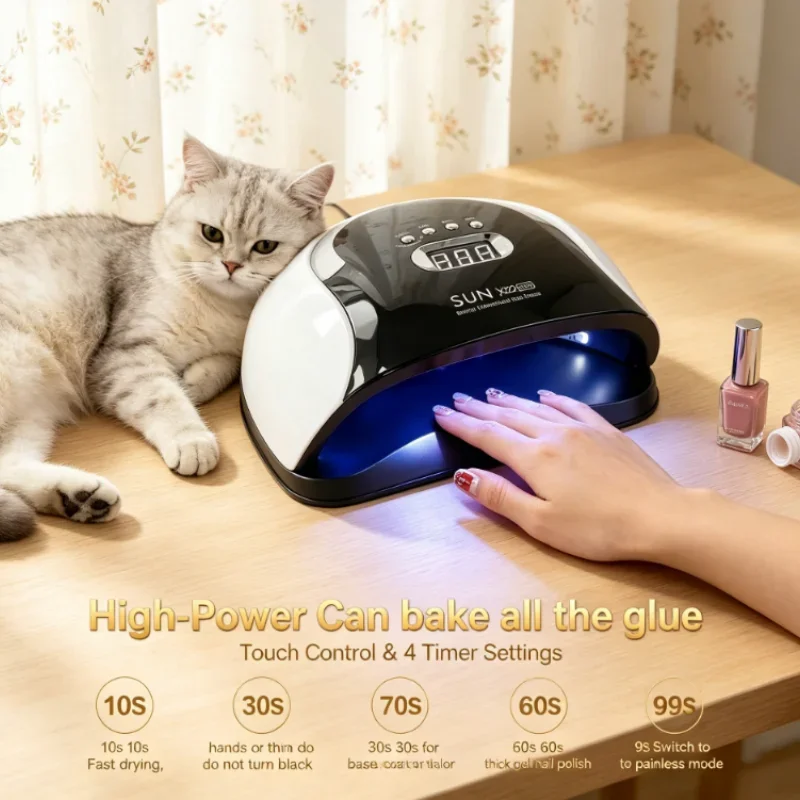 UV Automatic Sensor Nail Dryer Machine 72 LED Nail Light For Curing Gel Polish Nail Art Equipment
UV Automatic Sensor Nail Dryer Machine 72 LED Nail Light For Curing Gel Polish Nail Art Equipment