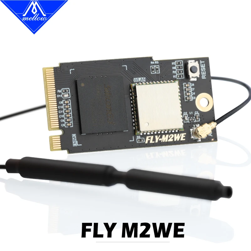 Плата Mellow Fly-M2WE V1.0 16G eMMC & 5G Wifi быстрее и стабильнее для 3D принтера Fly- Π/Gemini V2.0 Board Klipper / RRF
Плата Mellow Fly-M2WE V1.0 16G eMMC & 5G Wifi быстрее и стабильнее для 3D принтера Fly- Π/Gemini V2.0 Board Klipper / RRF