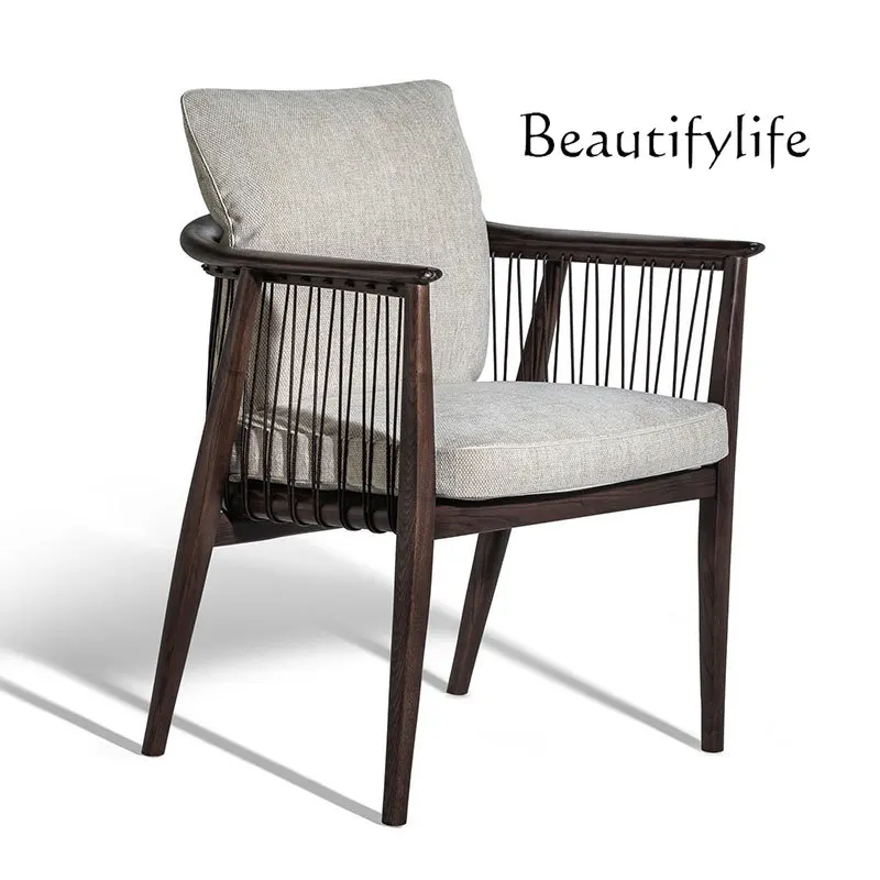 Dining chair Italian minimalist fabric Modern minimalist leisure chair Nordic solid wood book Back chair Medieval
Dining chair Italian minimalist fabric Modern minimalist leisure chair Nordic solid wood book Back chair Medieval