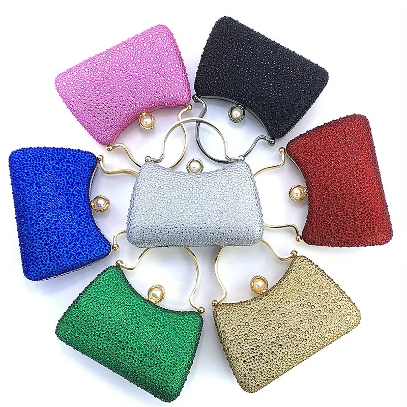 Royal Blue Rhinestone Purse Elegant Pink Wedding Evening Bags Mother Green Spring Women's Bags Hot Stamping Diamonds Handbags
Royal Blue Rhinestone Purse Elegant Pink Wedding Evening Bags Mother Green Spring Women's Bags Hot Stamping Diamonds Handbags