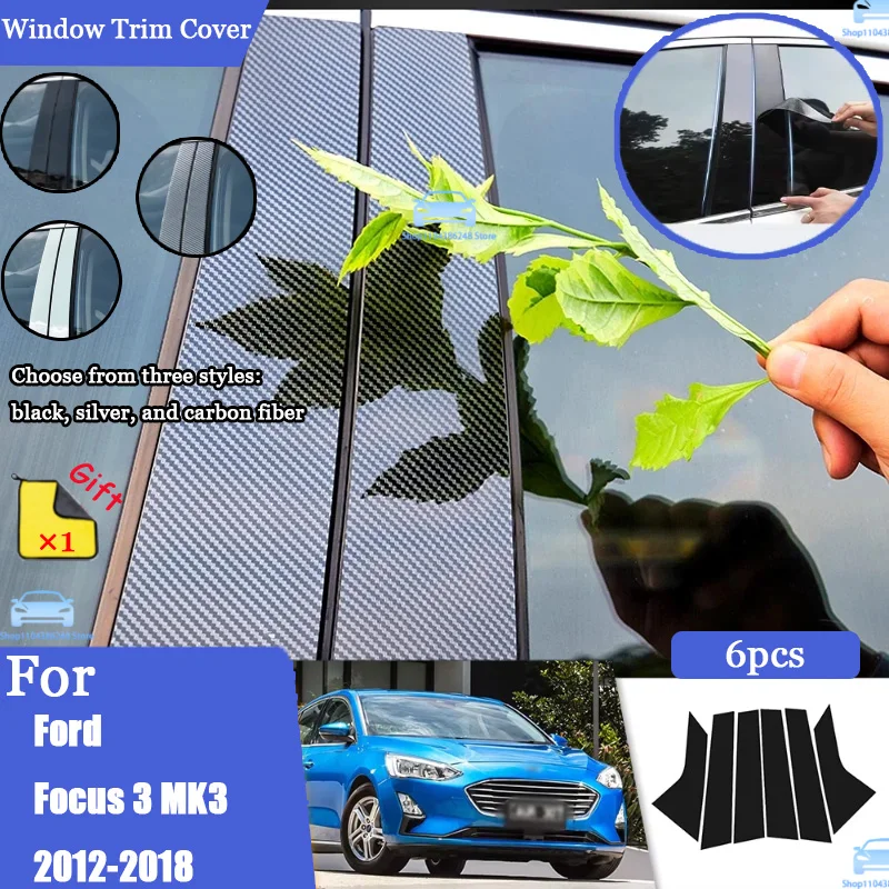 Glossy Black Silver Carbon Pillar Post For Ford Focus 3 MK3 2012-2018 Door Window Column BC Trim Sticker Cover Accessories
Glossy Black Silver Carbon Pillar Post For Ford Focus 3 MK3 2012-2018 Door Window Column BC Trim Sticker Cover Accessories