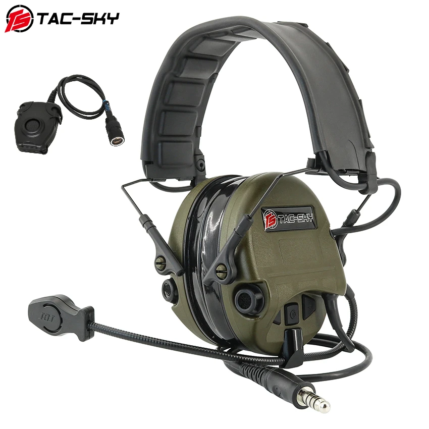 FOR SORDINUItra Tactical Headset with Silicone Earmuffs for Hunting and Shooting, Hearing Protection Headset + 6-Pin PTT
FOR SORDINUItra Tactical Headset with Silicone Earmuffs for Hunting and Shooting, Hearing Protection Headset + 6-Pin PTT
