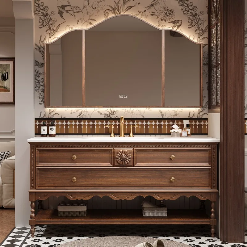 Wooden Beauty Bathroom Cabinet Toilet Dressers Perfume Mirror Creative Cupboard Design Archivadores Chinese Style Furniture
Wooden Beauty Bathroom Cabinet Toilet Dressers Perfume Mirror Creative Cupboard Design Archivadores Chinese Style Furniture