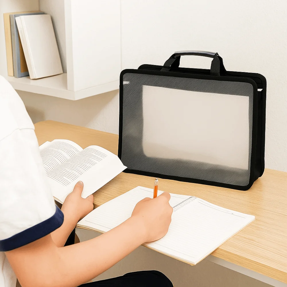 Large Capacity Transparent A4 Handbag Zipper Bags Documents Students Portable Bag Thickened Waterproof File Storage Bag
Large Capacity Transparent A4 Handbag Zipper Bags Documents Students Portable Bag Thickened Waterproof File Storage Bag