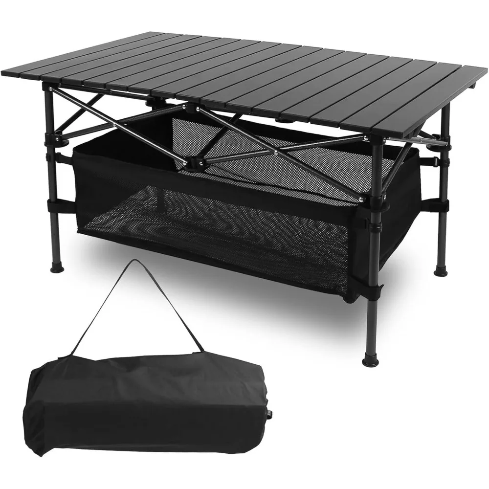 Folding Camping Table Portable Aluminum Roll-up Picnic BBQ Desk with Carrying Bag Outdoor Beach Backyard Party Patio Heavy Duty
Folding Camping Table Portable Aluminum Roll-up Picnic BBQ Desk with Carrying Bag Outdoor Beach Backyard Party Patio Heavy Duty