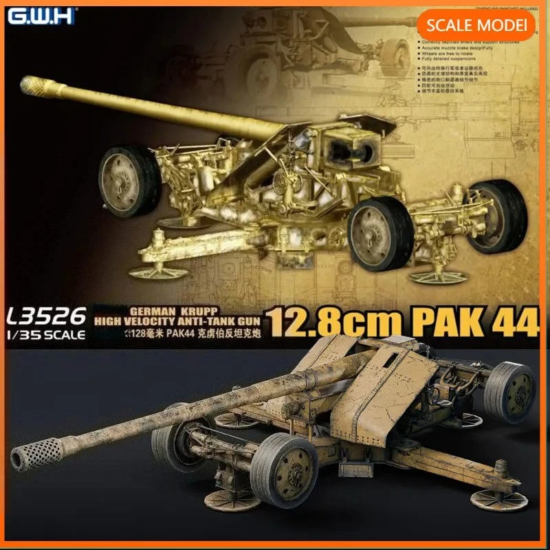 Great Wall hobby 1/35 L3526 Krupp 12.8cm Pak 44 High Velocity Anti Tank Gun model building kits, for birthday toys
Great Wall hobby 1/35 L3526 Krupp 12.8cm Pak 44 High Velocity Anti Tank Gun model building kits, for birthday toys