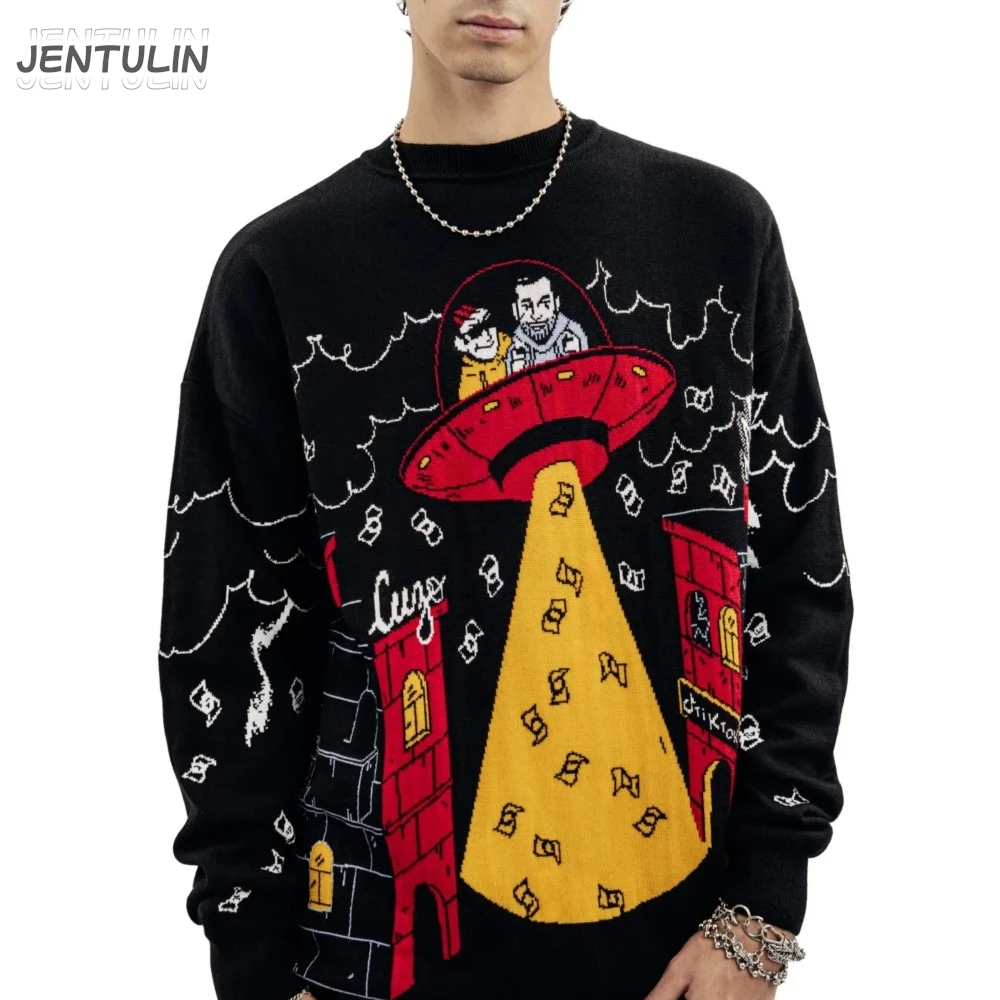 Knit Men Antihypetrain Sweater Cartoon Graphic Winter Pullover Tops Hip Hop Fashion Harajuku Jumper Coat Y2k Streetwear Clothing
Knit Men Antihypetrain Sweater Cartoon Graphic Winter Pullover Tops Hip Hop Fashion Harajuku Jumper Coat Y2k Streetwear Clothing