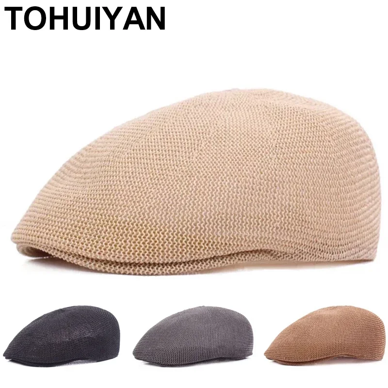 2023 Breathable Mesh Flat Caps For Men Solid Summer Newsboy Hats Women Gorras Planas Gatsby Caps Outdoor Baker Boy Cabbie Hats
2023 Breathable Mesh Flat Caps For Men Solid Summer Newsboy Hats Women Gorras Planas Gatsby Caps Outdoor Baker Boy Cabbie Hats