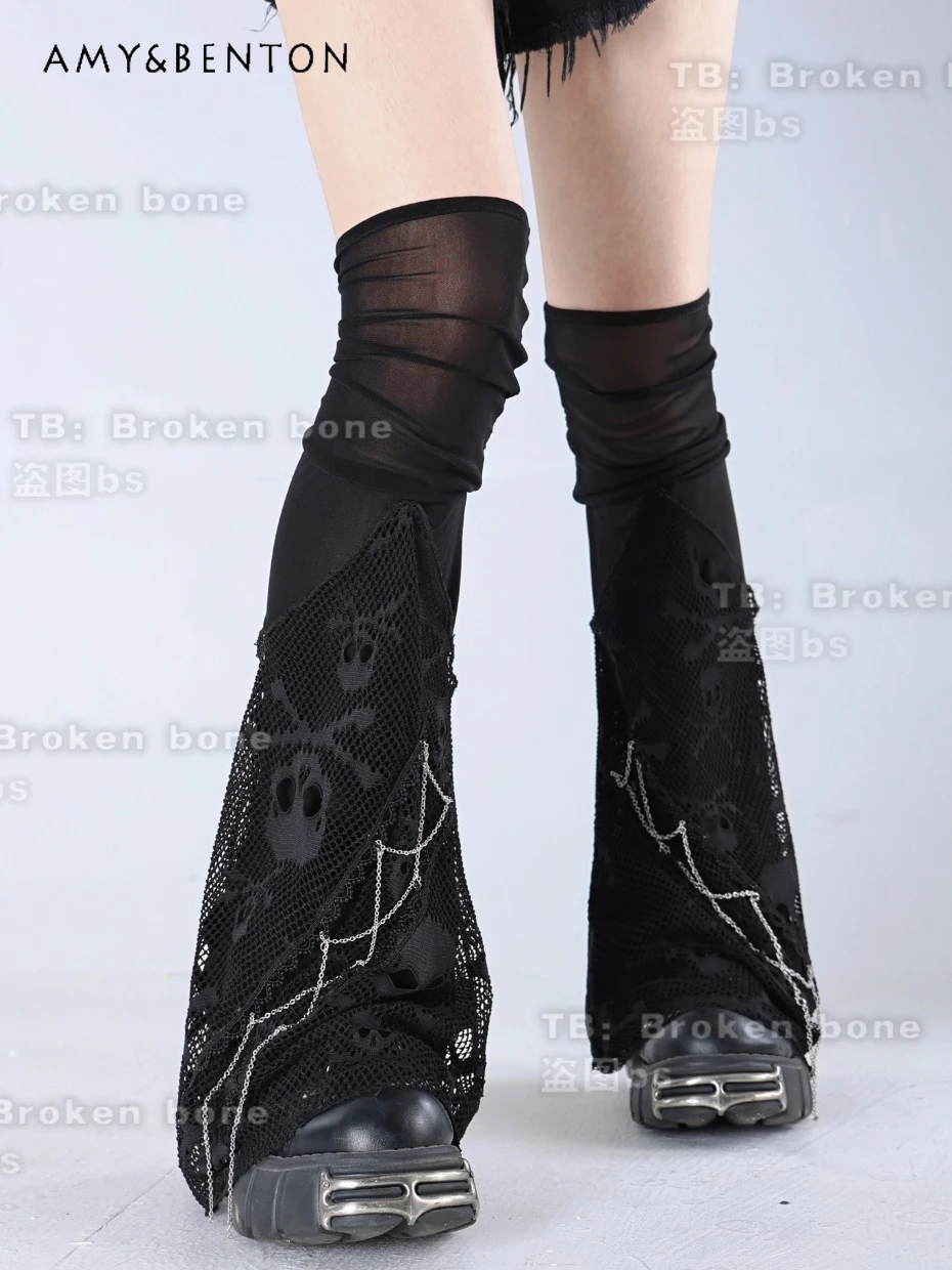 Subculture Punk Printed Mesh Thigh High Stockings Harajuku Style Gothic Slim Versatile Knee High Socks Hot Girl Y2K Leg Warmer
Subculture Punk Printed Mesh Thigh High Stockings Harajuku Style Gothic Slim Versatile Knee High Socks Hot Girl Y2K Leg Warmer