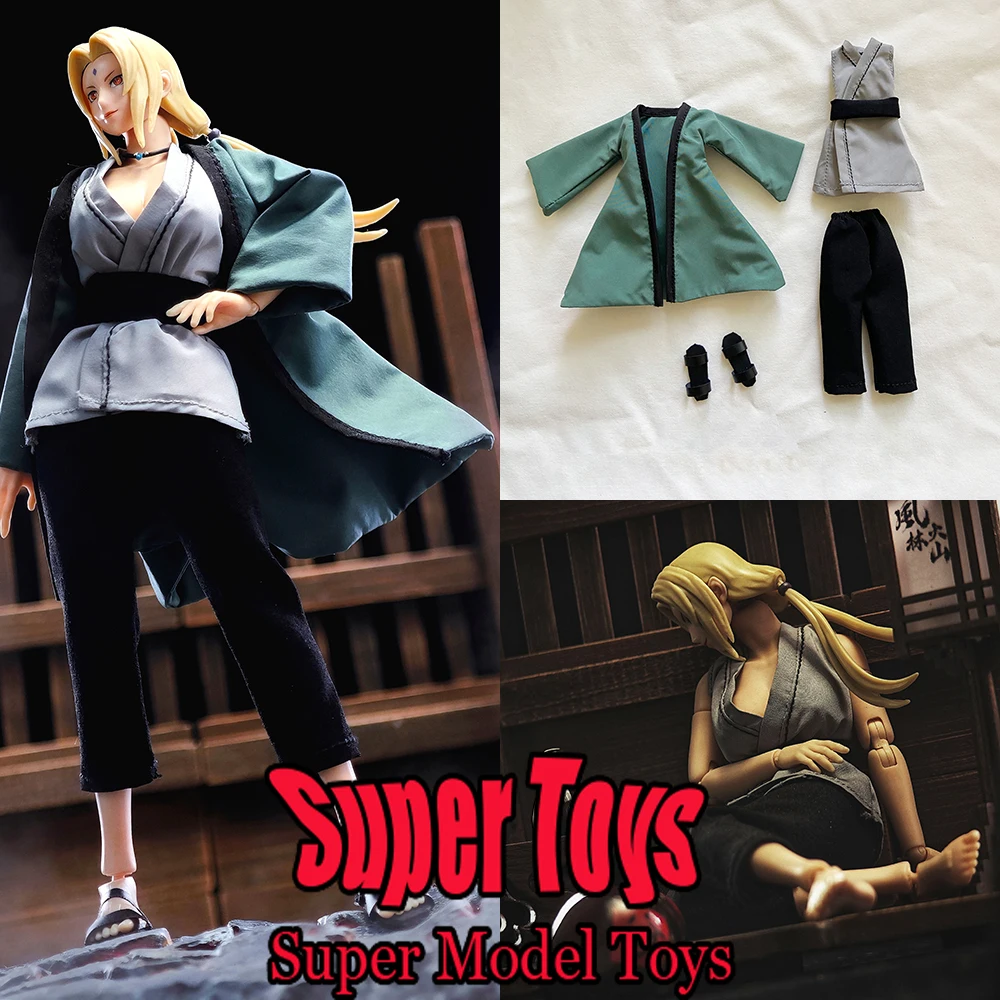 In Stock 1/12 Scale Female Soldier Clothes Set NARUTO Tsunade Green Coat Black Pants For 6-inches CF Action Figure Doll
In Stock 1/12 Scale Female Soldier Clothes Set NARUTO Tsunade Green Coat Black Pants For 6-inches CF Action Figure Doll