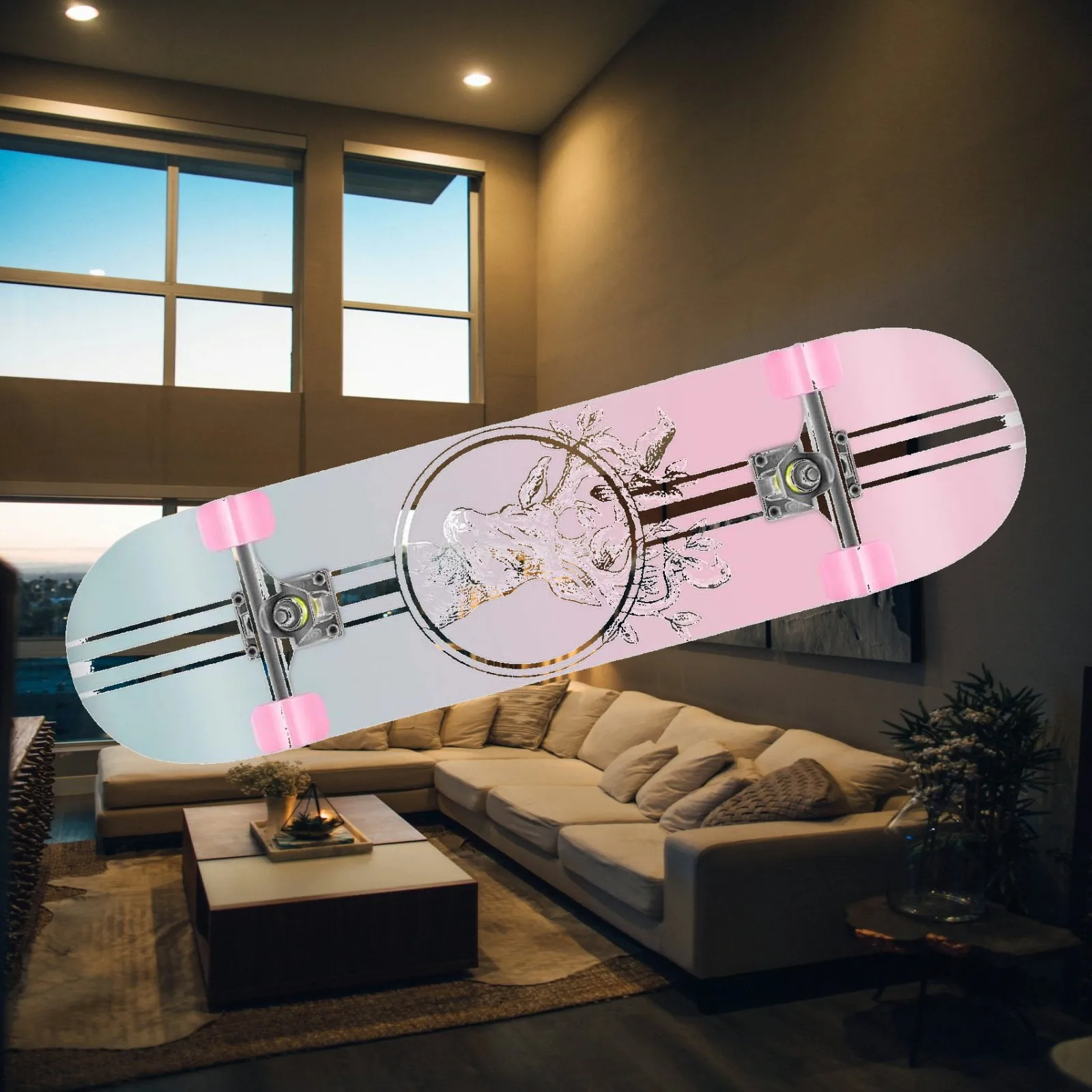Skateboard Complete Long Board Double Kick Fully Mute Maple 31 inch Steel Bearing Concave for Beginners Boys Kids Girls
Skateboard Complete Long Board Double Kick Fully Mute Maple 31 inch Steel Bearing Concave for Beginners Boys Kids Girls