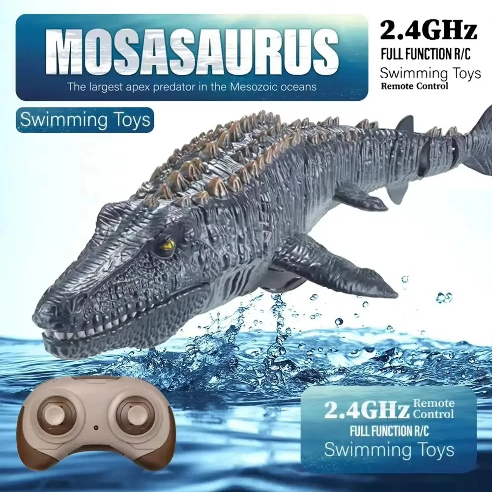 2.4GHz RC Mosasaurus Dinosaur Boat Toy Electric Remote Control Water Animal Ship for Kids Summer Pool Outdoor Lake Birthday Gift
2.4GHz RC Mosasaurus Dinosaur Boat Toy Electric Remote Control Water Animal Ship for Kids Summer Pool Outdoor Lake Birthday Gift