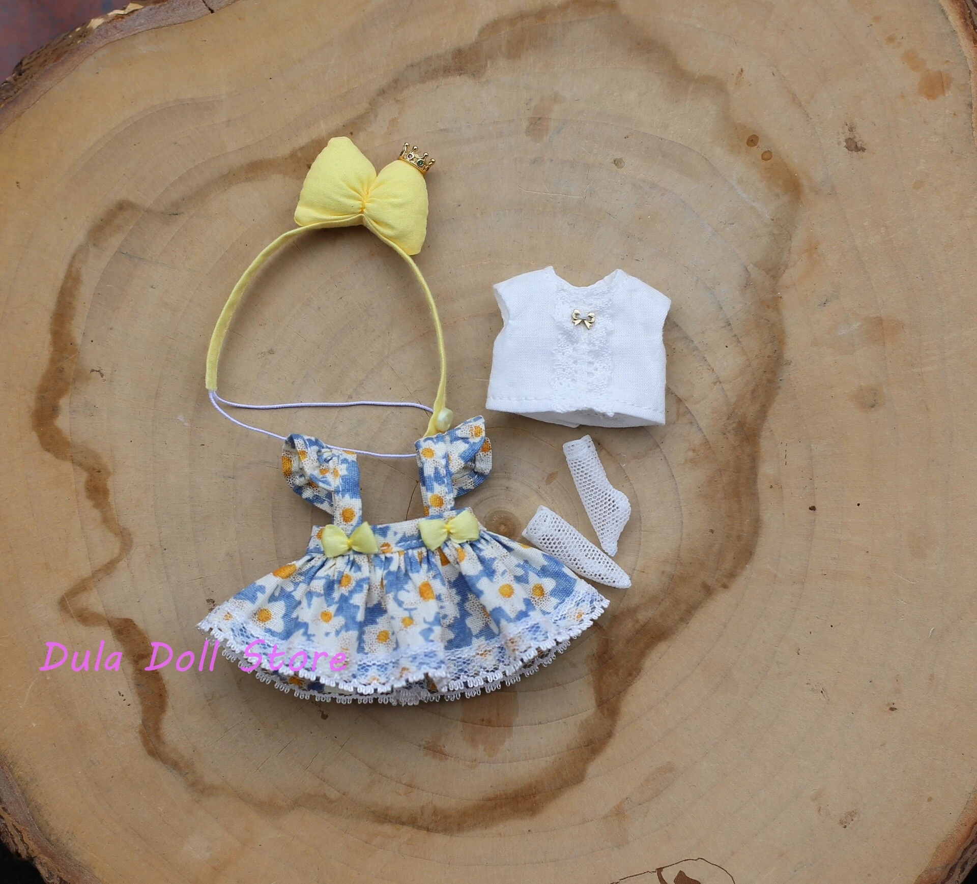 2026 Dula Doll Clothes Blue and yellow floral skirt set for ob11 GSC doll
2026 Dula Doll Clothes Blue and yellow floral skirt set for ob11 GSC doll