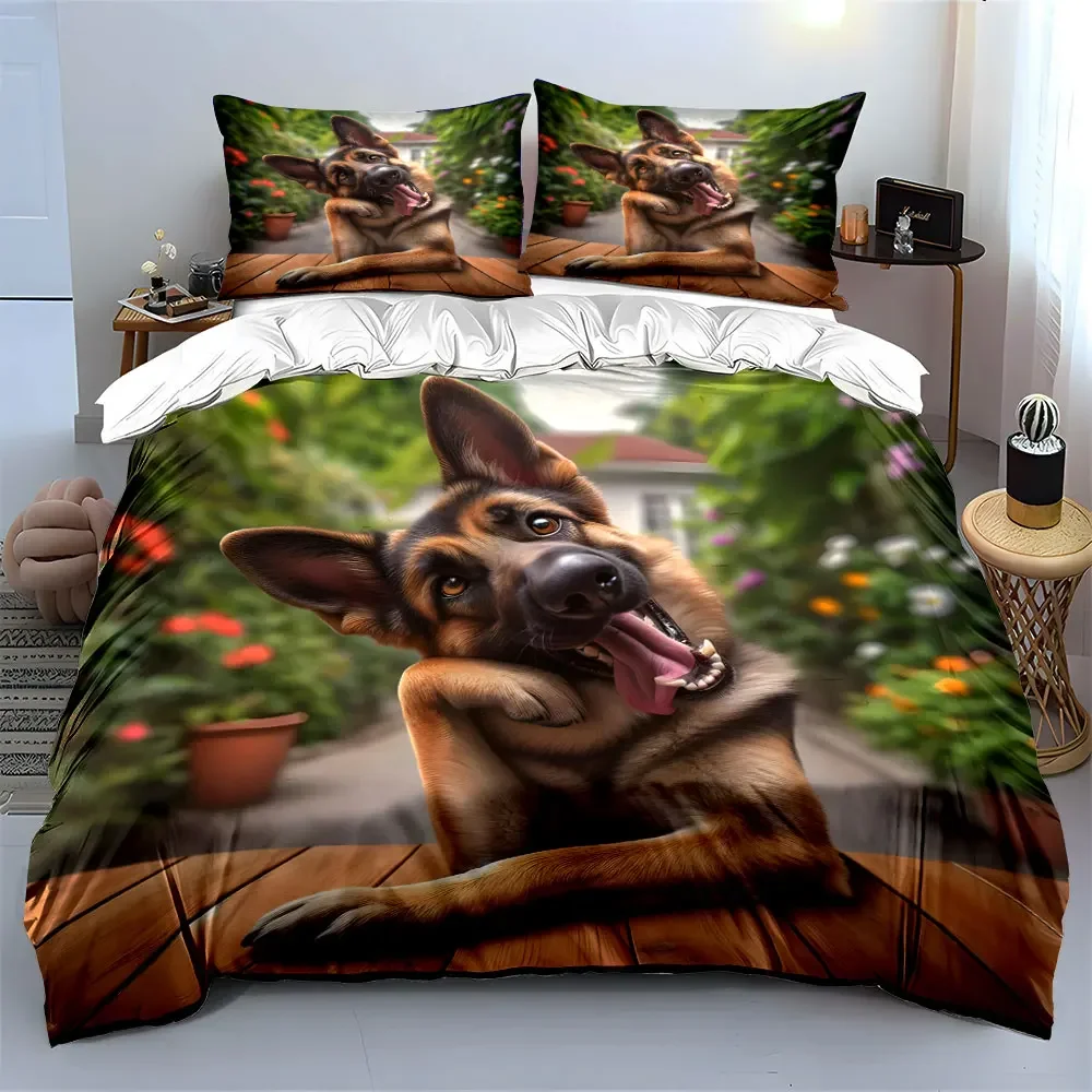 "Dog Decor Set for Outdoors" Soft Comfortable Duvet Cover Bedding Set Included 1*Duvet Cover & 2*Pillowcases, gift
"Dog Decor Set for Outdoors" Soft Comfortable Duvet Cover Bedding Set Included 1*Duvet Cover & 2*Pillowcases, gift
