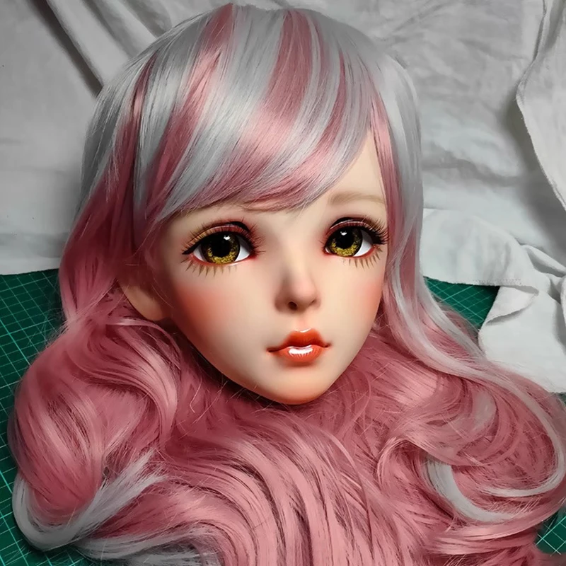 Customized Female Sweet Girl Resin Half Head OR Kigurumi BJD Eyes Crossdress Cosplay Japanese Anime Role Mask and Wigs
Customized Female Sweet Girl Resin Half Head OR Kigurumi BJD Eyes Crossdress Cosplay Japanese Anime Role Mask and Wigs
