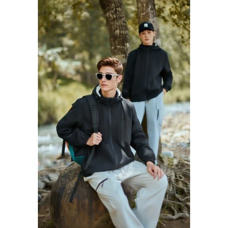 Весенние и осенние мужские и женские куртки на молнии, повседневная уличная одежда, дышащая свободная версия с капюшоном для пешего туризма, пальто
Весенние и осенние мужские и женские куртки на молнии, повседневная уличная одежда, дышащая свободная версия с капюшоном для пешего туризма, пальто