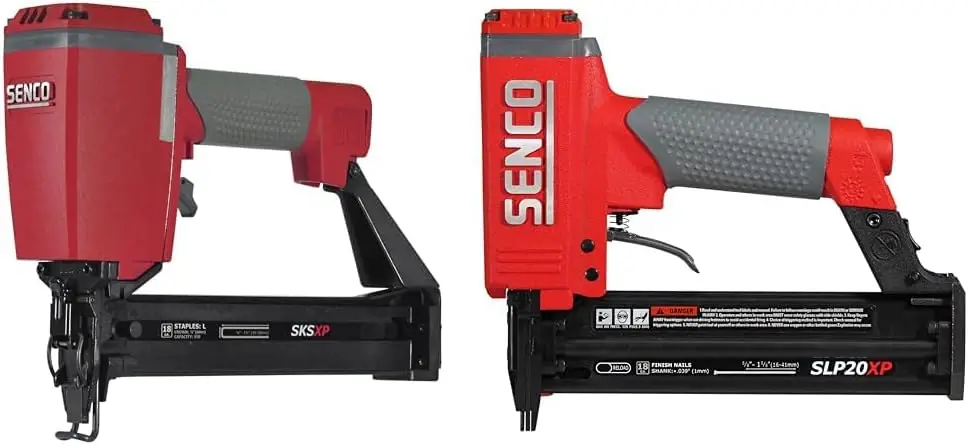 Senco SKSXP-L 1/4-Inch Crown Stapler, 7/8-to-1-1/2-Inch Leg & 430101N SLP20XP 1-5/8-Inch 18 Gauge Brad Nailer with Case
Senco SKSXP-L 1/4-Inch Crown Stapler, 7/8-to-1-1/2-Inch Leg & 430101N SLP20XP 1-5/8-Inch 18 Gauge Brad Nailer with Case