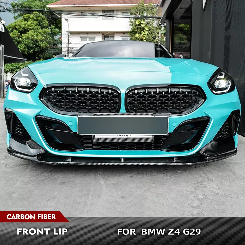 For BMW Z4 G29 M Sport 2017-2020 Carbon Fiber Car Front Bumper Lip Spoiler Guard Splitters Car Front Racing Splitters Body Kits
For BMW Z4 G29 M Sport 2017-2020 Carbon Fiber Car Front Bumper Lip Spoiler Guard Splitters Car Front Racing Splitters Body Kits