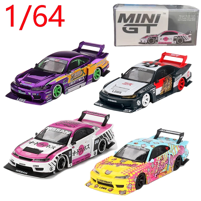 MINI GT Cars 1:64 Nissan S15 SILVIA LB-Super Silhouette Sports Car Alloy Toy Model Toys for Boys Collection of Ornaments
MINI GT Cars 1:64 Nissan S15 SILVIA LB-Super Silhouette Sports Car Alloy Toy Model Toys for Boys Collection of Ornaments