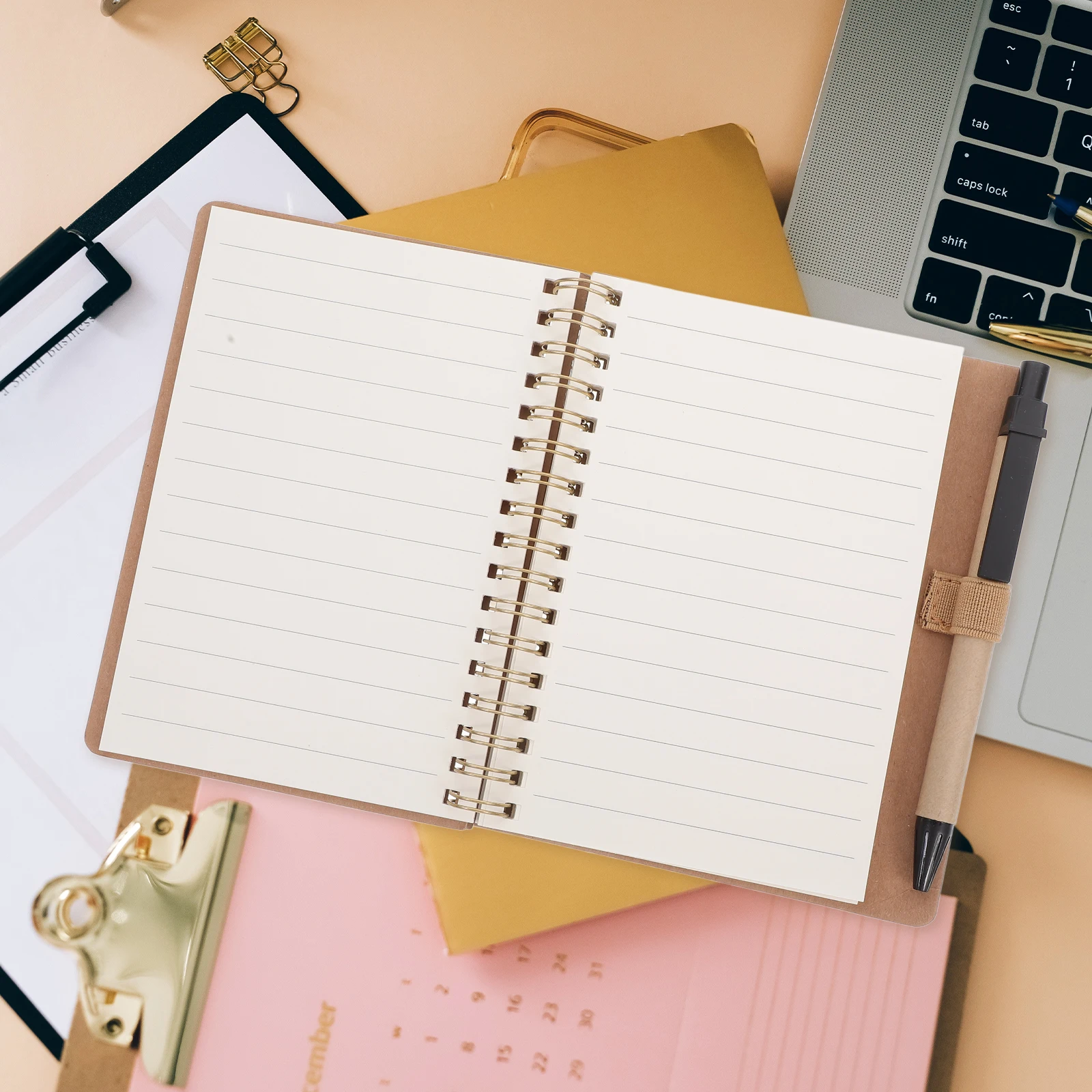 Spiral Notebook With Pen Lined Notepad Pocket Size Khaki Page Marker Index Tabs Small Notebook For Students
Spiral Notebook With Pen Lined Notepad Pocket Size Khaki Page Marker Index Tabs Small Notebook For Students
