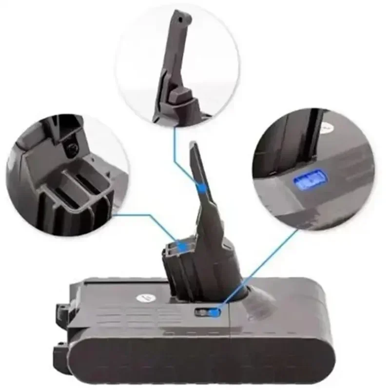 Daweikala V8 Dyson Absolute Cord Free Vacuum Cleaner Replacement Battery, Handheld Vacuum Cleaner Battery, 21.6V, 12800mAh, 100%
Daweikala V8 Dyson Absolute Cord Free Vacuum Cleaner Replacement Battery, Handheld Vacuum Cleaner Battery, 21.6V, 12800mAh, 100%