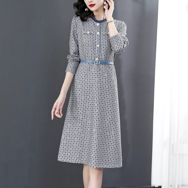 2023 New Fashion Lightweight Dress Women's Autumn Versatile Korean Long Sleeve Round Neck Loose Fit Casual Vacation Vestidos
2023 New Fashion Lightweight Dress Women's Autumn Versatile Korean Long Sleeve Round Neck Loose Fit Casual Vacation Vestidos
