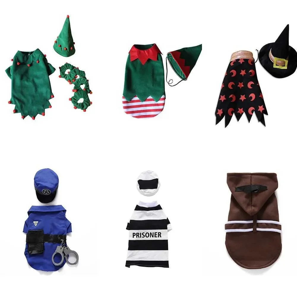 Dog Christmas Suit Dog Halloween Costumes Cats Clothing For Chihuahua Christmas Clown Pet Clothing Costume For Cats Clothes
Dog Christmas Suit Dog Halloween Costumes Cats Clothing For Chihuahua Christmas Clown Pet Clothing Costume For Cats Clothes