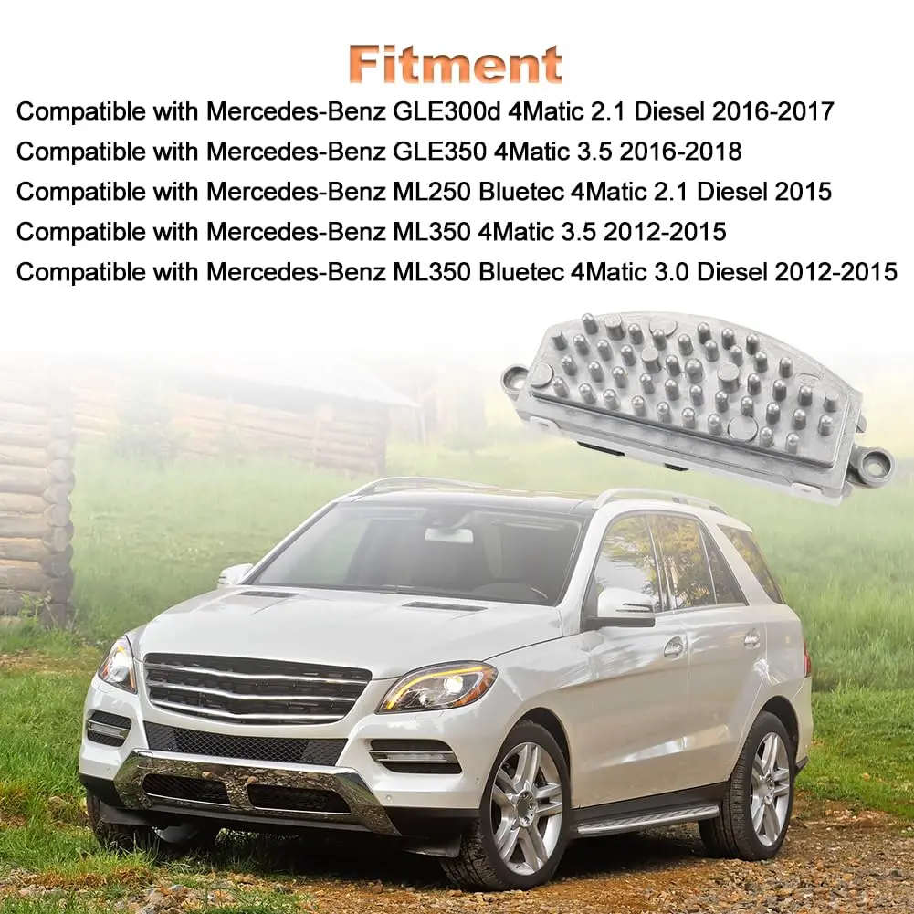 Blower Motor Resistor For Benz C230 C240 C280 C320 C350 CLK320 ML320 ML350 S550 ML500 S500 C55 ML55 CLK55 S55 AMG1669064001
Blower Motor Resistor For Benz C230 C240 C280 C320 C350 CLK320 ML320 ML350 S550 ML500 S500 C55 ML55 CLK55 S55 AMG1669064001