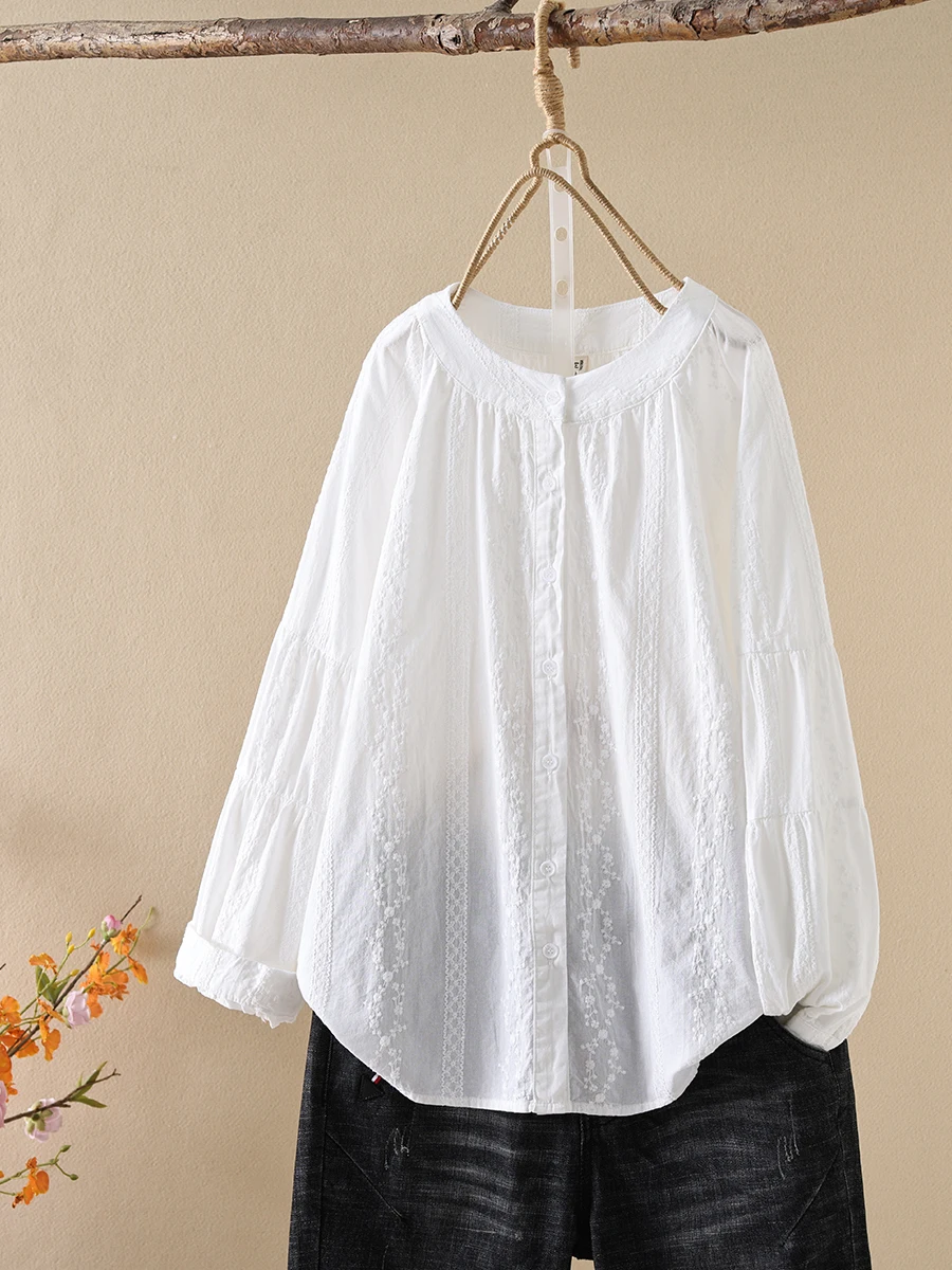 Kasiang Ретро вышитый цветочный irt женский весенне-осенний дизайн лоскутный топ куклы хлопок длинный све круглый Ne
Kasiang Ретро вышитый цветочный irt женский весенне-осенний дизайн лоскутный топ куклы хлопок длинный све круглый Ne