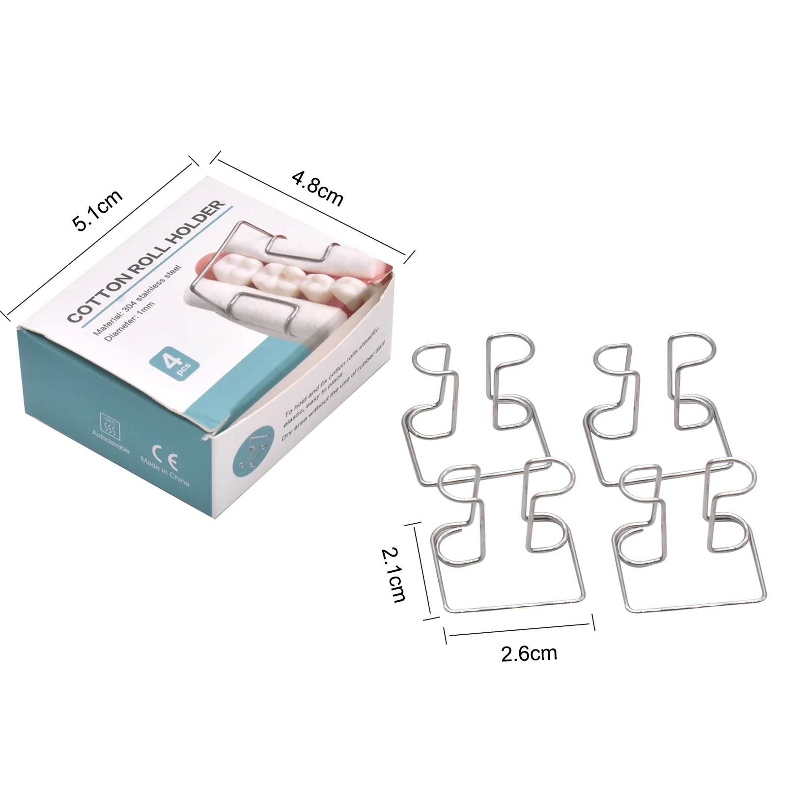 4pcs/box Dental Orthodontic Cotton Roll Clip Stainless Steel Autoclavable Cotton Roll Holder Dentistry Lab Tools
4pcs/box Dental Orthodontic Cotton Roll Clip Stainless Steel Autoclavable Cotton Roll Holder Dentistry Lab Tools